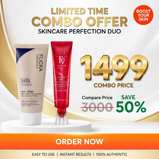 Flicka Silk Touch + FV-Forever Foundation Bundle – Only 1499 PKR