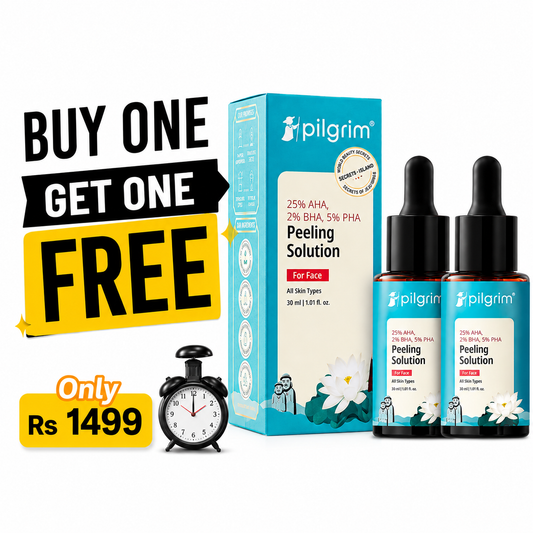 (Buy 1 Get 1 Free) Pilgrim 25% AHA + 2% BHA + 5% PHA Peeling Solution