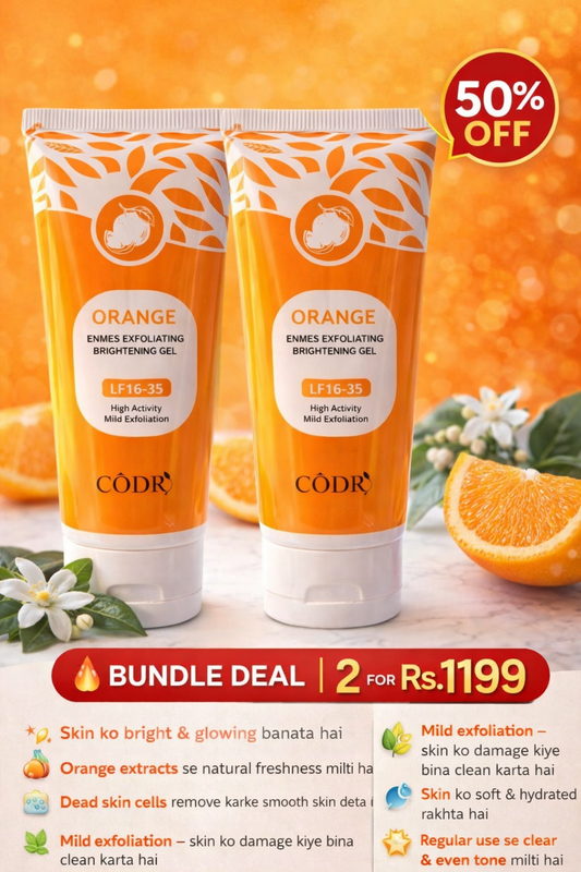 CODRA Orange Enzymes Exfoliating Brightening Gel LF16-35 | Natural Face Scrub |