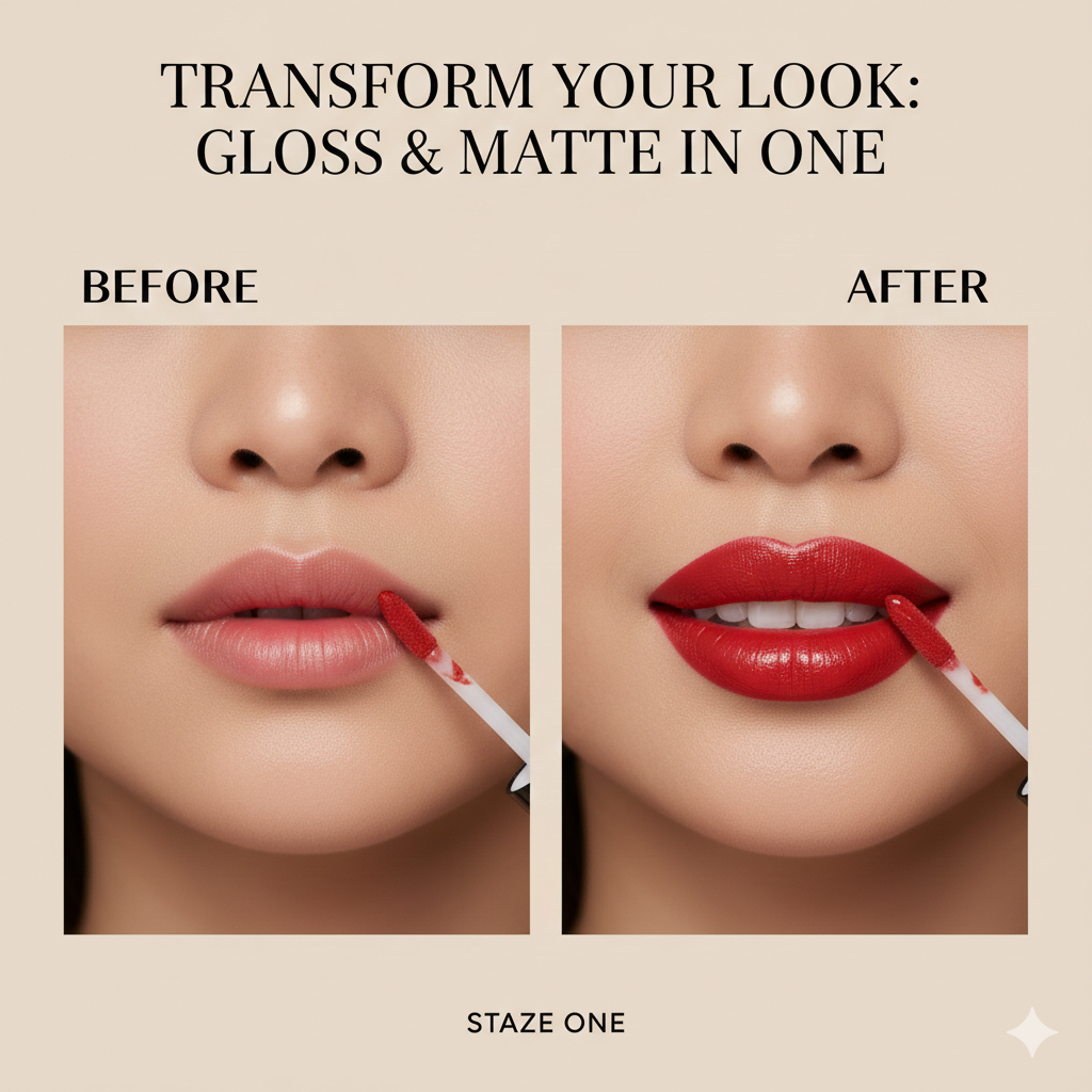 Staze 9To9 Gloss Lock 2-In-1 ( Pack of 3 )